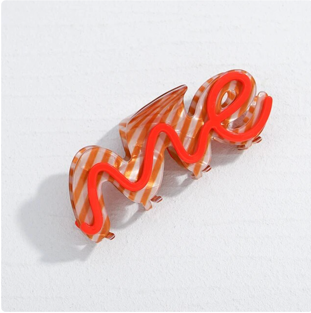 Blakely Rhode Lattice Wave Hair Clip