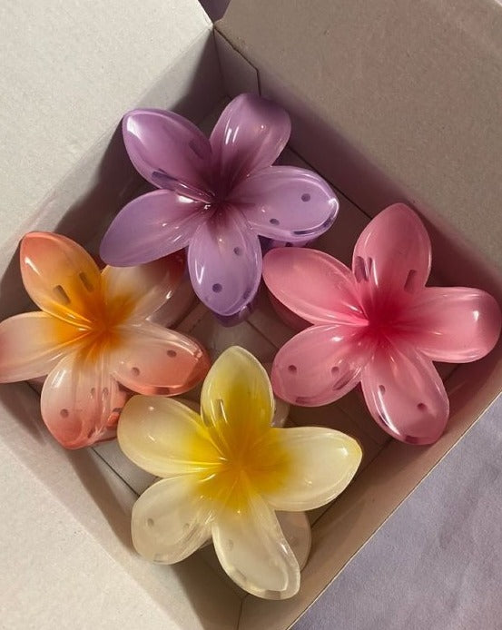 Frangipani Hair Clip