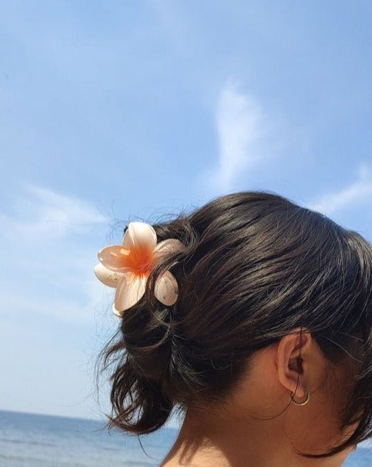 Frangipani Hair Clip