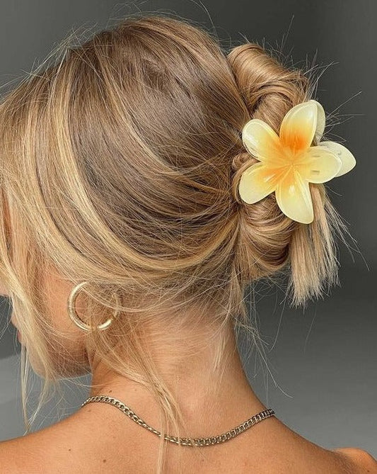 Frangipani Hair Clip