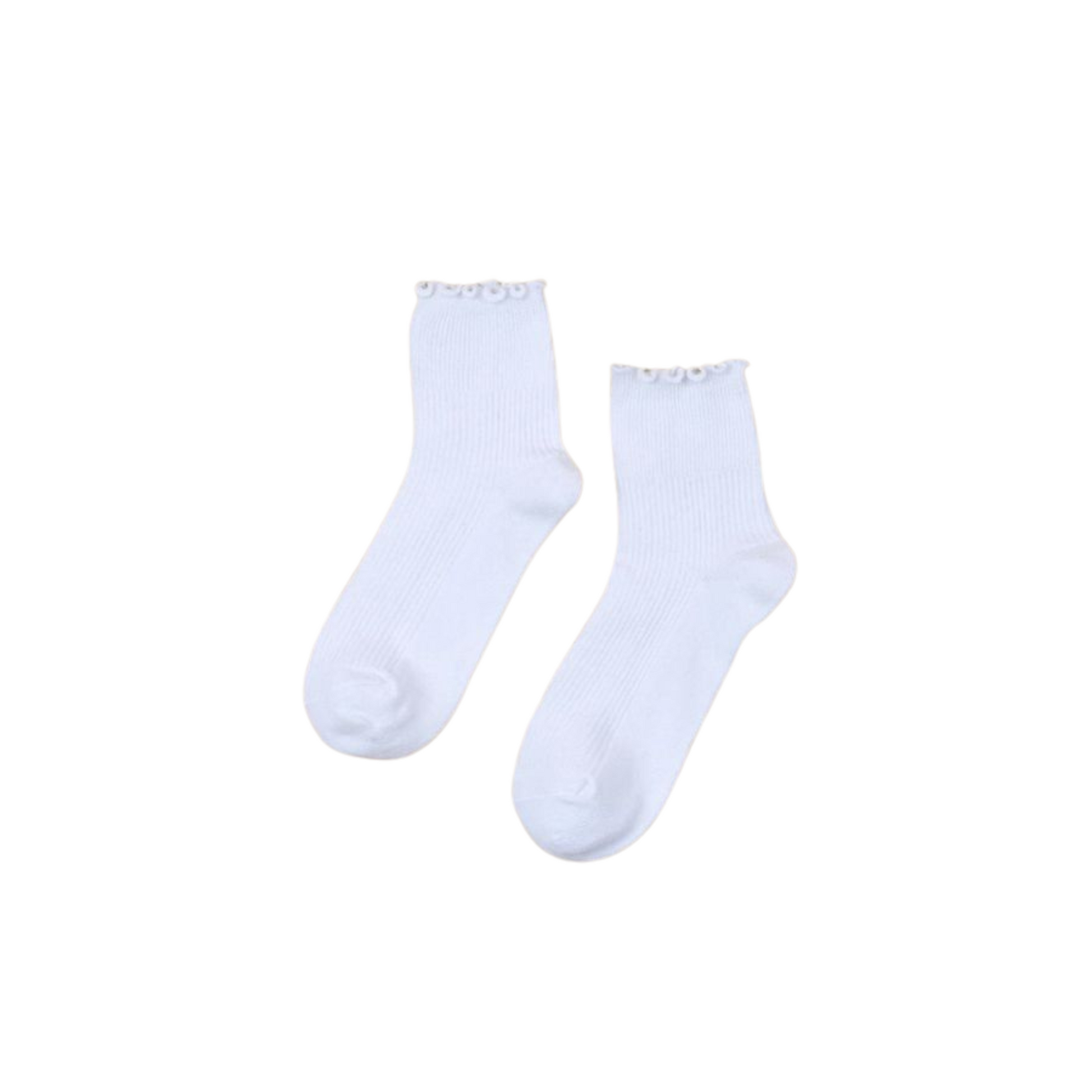 Blakely Rhode Frill Sock White