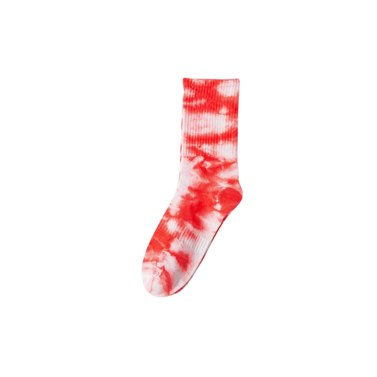 Blakely Rhode Tie Dye Socks Blood Orange